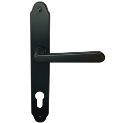 Maner usa intrare, cu sild, Verofer Wien, pentru cilindru, alama, negru, 85 mm