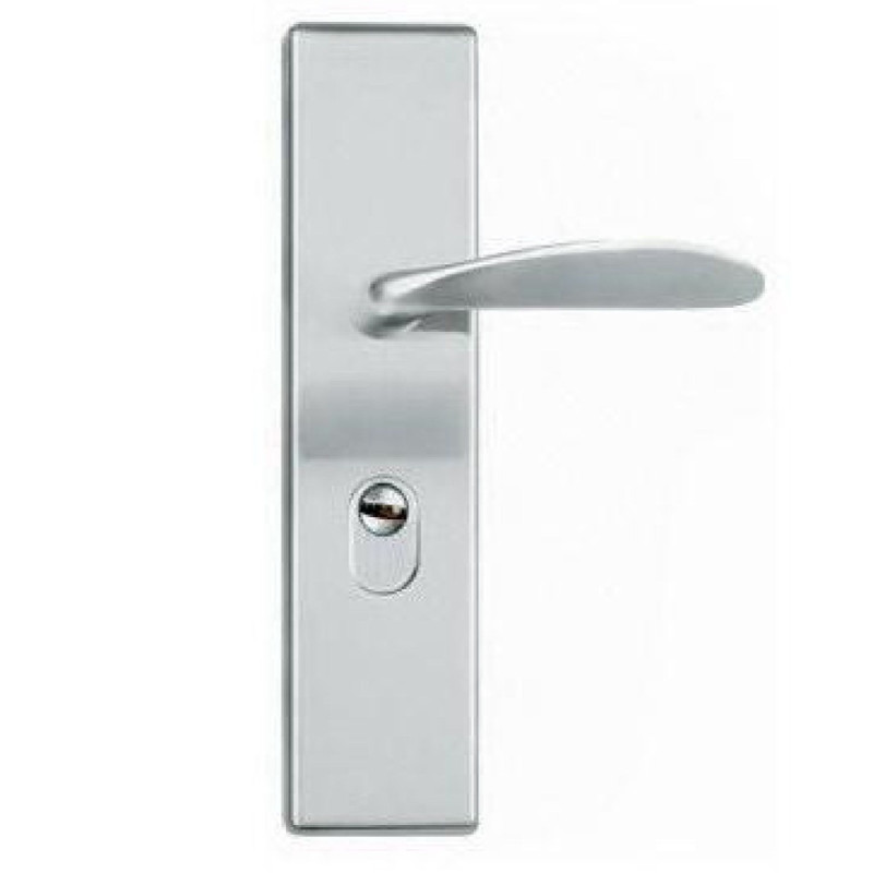 Maner usa metalica interior, cu sild, BestImp Adi, metal, nichelat, 280 x 110 mm Maner usa metalica interior, cu sild, BestImp Adi, metal, nichelat, 280 x 110 mm