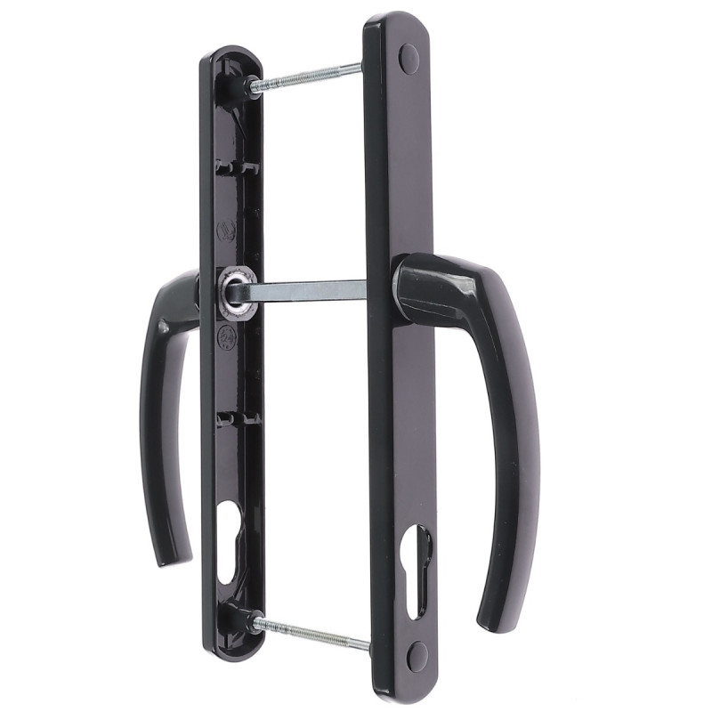 Maner usa PVC, cu sild, Filiz, pentru cilindru, aluminiu, gri antracit, 92 mm Maner usa PVC, cu sild, Filiz, pentru cilindru, aluminiu, gri antracit, 92 mm