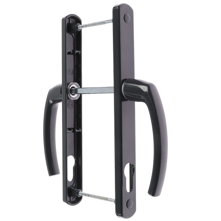 Maner usa PVC, cu sild, Filiz, pentru cilindru, aluminiu, gri antracit, 92 mm