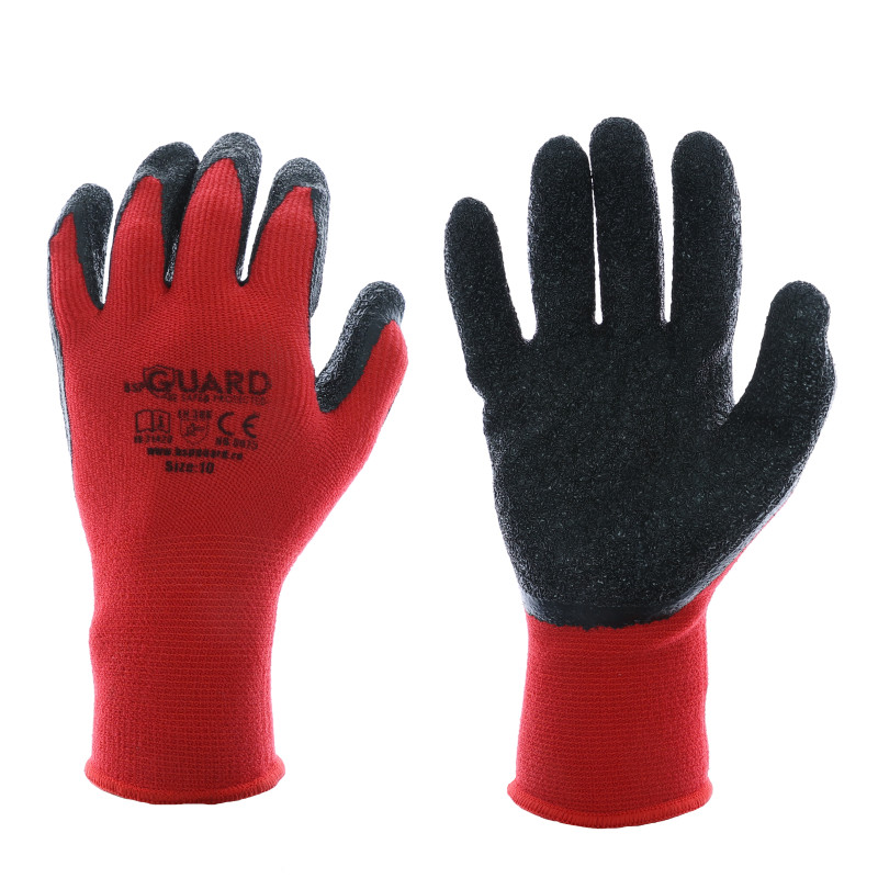 Manusi de lucru 1870 BSP Guard, tricot + latex, marime 10