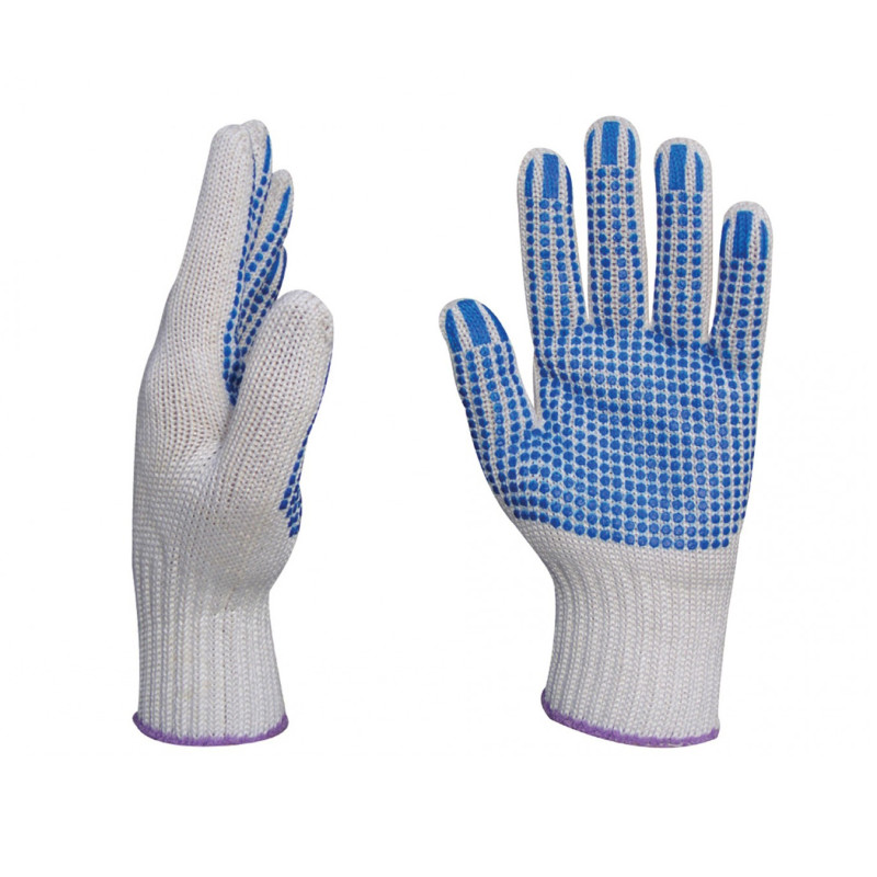 Manusi Gantex Com EM21.1, din bumbac + pvc, marime universala