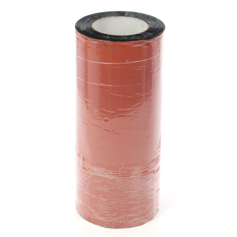 Banda autoadeziva Ekobit aluminiu, teracota, 10 cm x 1,5 mm x 10 m