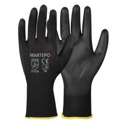 Manusi Marvel Martepo, din fibre sintetice + poliuretan, negru, marimea 10