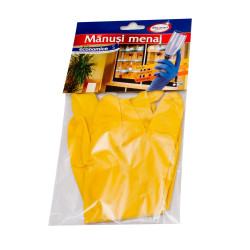 Manusi menaj Misavan, marimea S, latex, galben