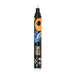Marker permanent cu cerneala acrilica, BIC Intensity, pentru diverse suprafete, alb