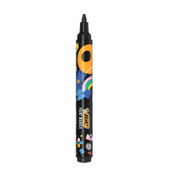 Marker permanent cu cerneala acrilica, BIC Intensity, pentru diverse suprafete, negru