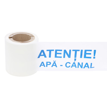 Banda avertizare apa-canal, 0.15 x 100 m