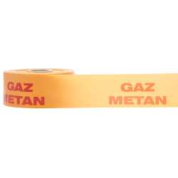 Banda avertizare gaz metan, 0.125 x 100 m