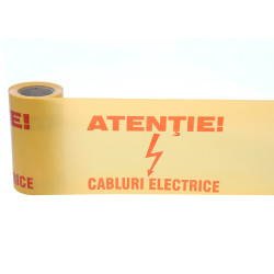 Banda avertizare retele electricitate, 0.25 x 100 m