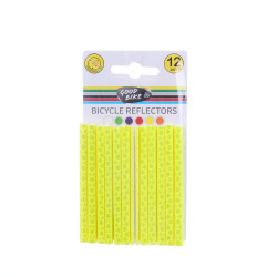 Banda bicicleta, Good Bike, reflectorizanta, pentru spite, plastic, set 12 buc