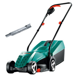 Masina de tuns iarba, electrica, Bosch ARM 3200, 1200 W, latime taiere 32 cm, cutit de rezerva inclus