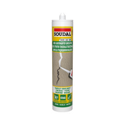 Mastic acrilic tencuiala, Soudal, alb, 280 ml