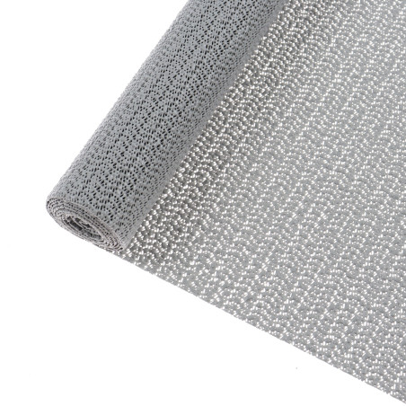 Material antiderapant pentru sertar, Friedola, poliester, gri, 50 x 150 cm
