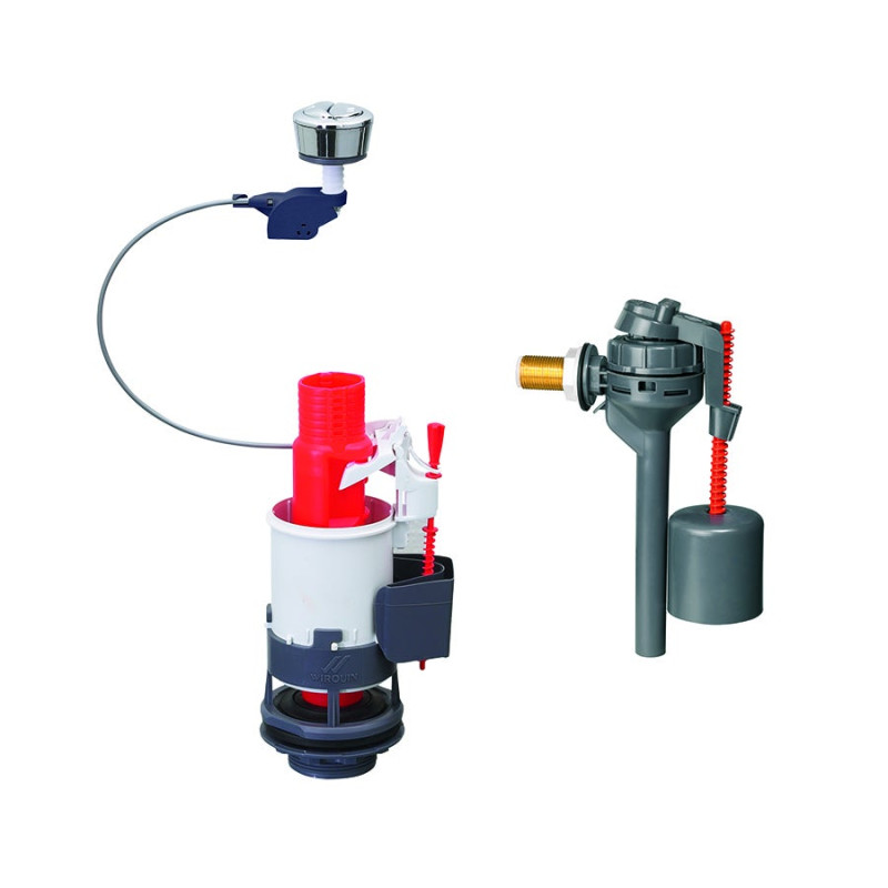 Mecanism rezervor wc, Wirquin MWGT, actionare dubla, alimentare laterala, cu flotor, fara senzor Mecanism rezervor wc, Wirquin MWGT, actionare dubla, alimentare laterala, cu flotor, fara senzor