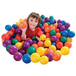 Minge colorata Intex Fun Ballz, D 6.5 cm, set 100 bucati