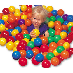 Minge colorata Intex Fun Ballz, D 8 cm, set 100 bucati