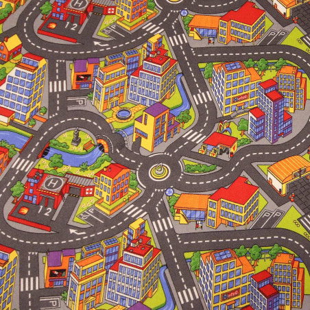 Mocheta copii AW Smart City, poliamida, multicolor, clasa 23, 4 m