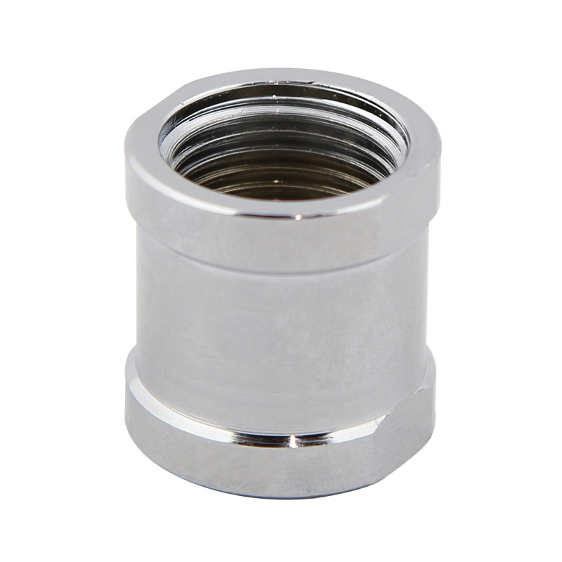 Mufa cromata, FI-FI, 1/2", 45412, pentru imbinare tevi