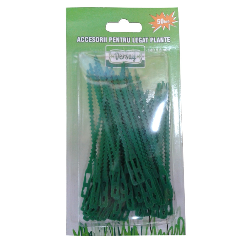 Accesorii pentru legat plante Versay P3, polietilena, 50 buc