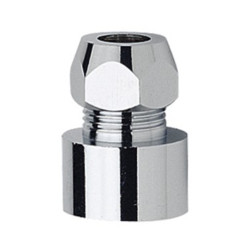 Niplu alama complet, in 3 piese, FI, 1/2"x 10 mm, 125