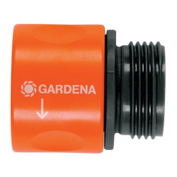Niplu pentru furtun gradina, Gardena 02917-26, cu filet exterior, 3/4"