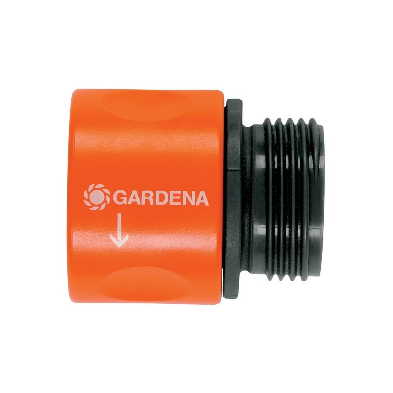 Niplu pentru furtun gradina, Gardena 02917-26, cu filet exterior, 3/4"
