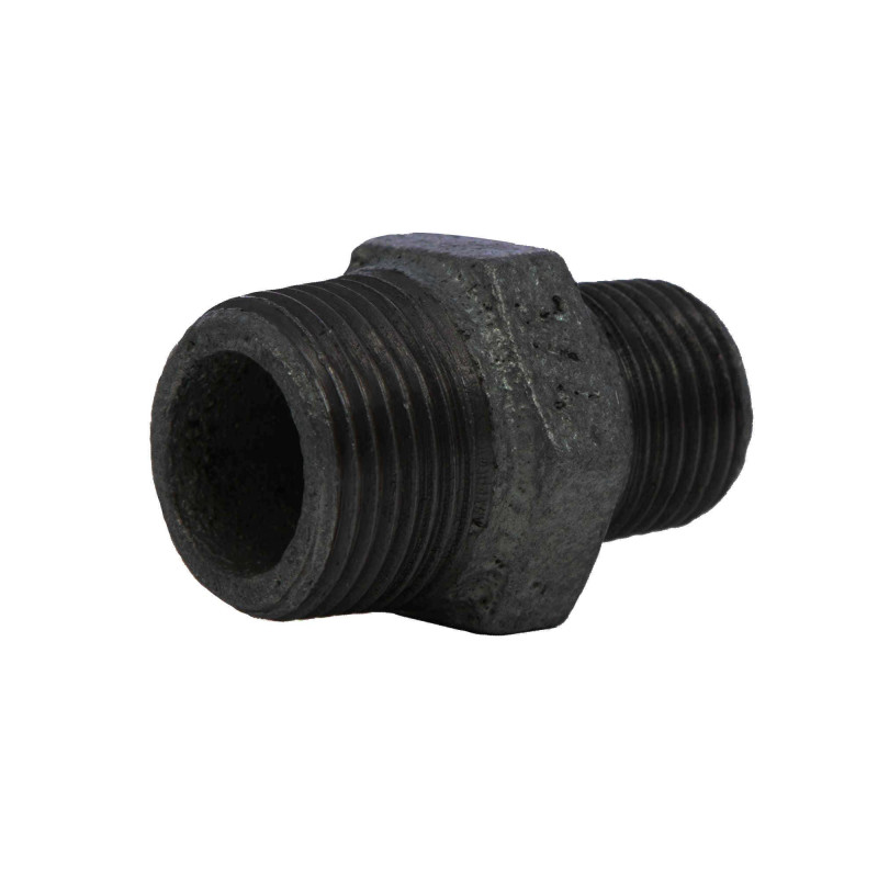 Niplu redus 245, fonta neagra, 1/2 - 3/8"