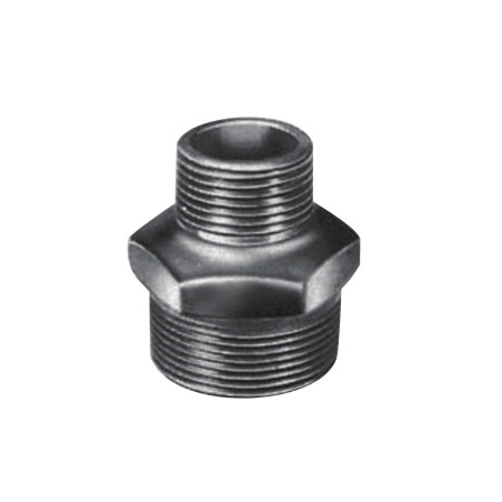 Niplu redus fonta neagra, FE, 1" - 3/4", 245