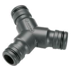 Niplu Y cu 3 cai pentru furtun gradina, Gardena Profi 02833-20, 3/4"