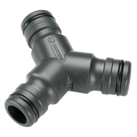 Niplu Y cu 3 cai pentru furtun gradina, Gardena Profi 02833-20, 3/4"