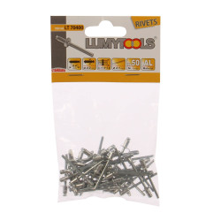 Nituri pop, aluminiu, Lumytools LT70400, 4 x 6.4 mm, 50 bucati