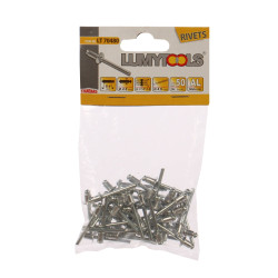 Nituri pop, aluminiu, Lumytools LT70480, 4.8 x 6.4 mm, 50 bucati