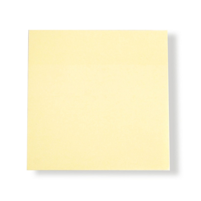 Notite autoadezive Arhi Design, galben, 100 file, 7.6 x 7.6 cm