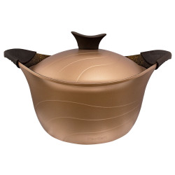 Oala cu capac Neoklein, aluminiu + invelis din titan antiaderent, 6.8 L, D 30 cm