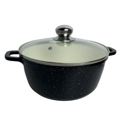 Oala Paxton ST-TC-24, cu capac, aluminiu, 4.2 l, 24 cm