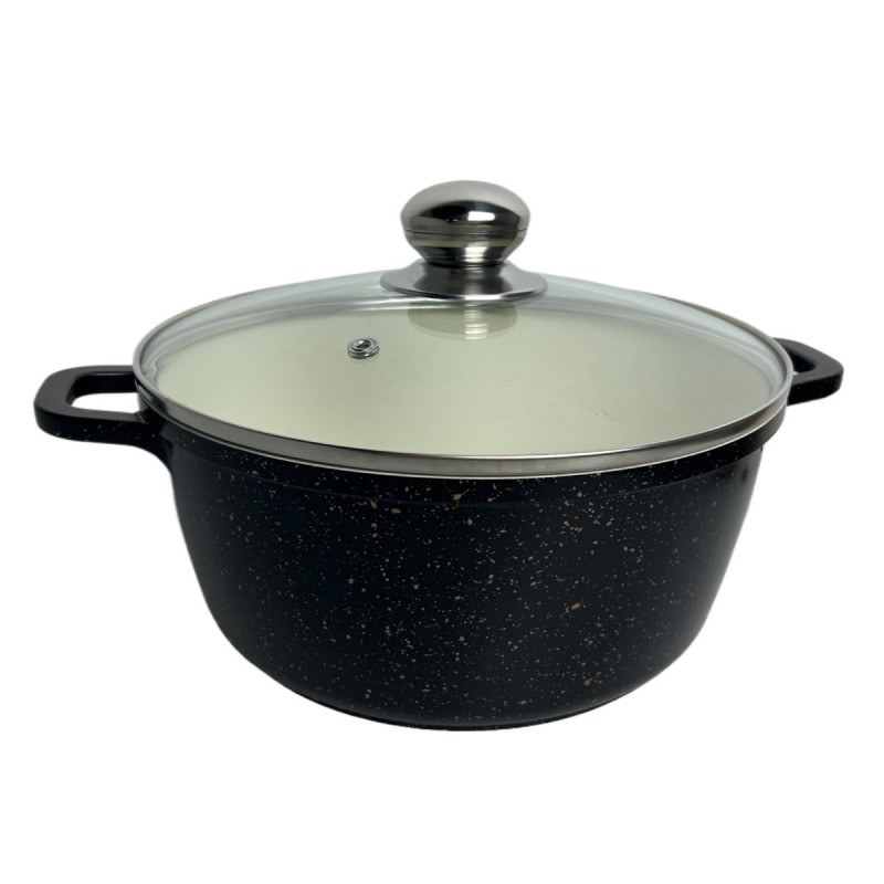 Oala Paxton ST-TC-24, cu capac, aluminiu, 4.2 l, 24 cm