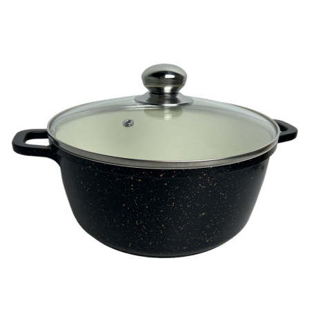 Oala Paxton ST-TC-24, cu capac, aluminiu, 4.2 l, 24 cm