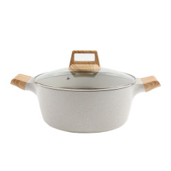 Oala Paxton Y25-T-24, cu capac, aluminiu, 3.7 l, 24 cm