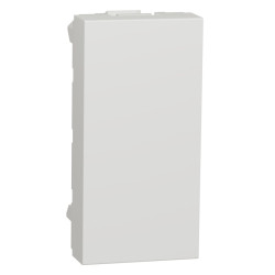 Obturator Schneider Electric Noua Unica NU986518, 1 modul, alb, pentru priza / intrerupator