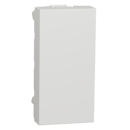 Obturator Schneider Electric Noua Unica NU986518, 1 modul, alb, pentru priza / intrerupator