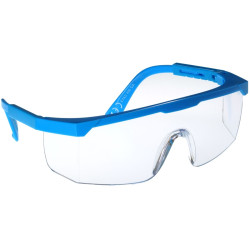 Ochelari de protectie A-Z Protect, plastic, transparent + albastru