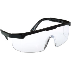 Ochelari de protectie A-Z Protect, plastic, transparent + negru