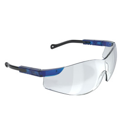 Ochelari de protectie S-800, policarbonat, albastru + incolor
