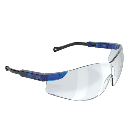Ochelari de protectie S-800, policarbonat, albastru + incolor