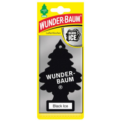 Odorizant auto, bradut, Wunder - Baum, Black Ice, 7.6 x 0.3 x 19 cm
