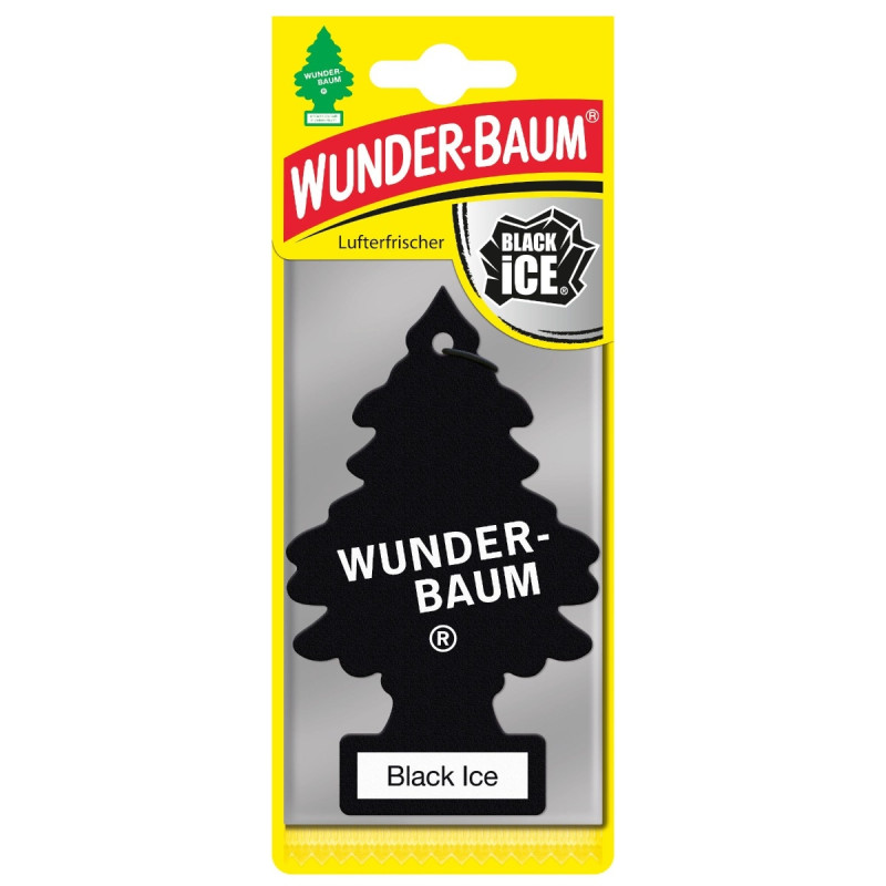 Odorizant auto, bradut, Wunder - Baum, Black Ice, 7.6 x 0.3 x 19 cm Odorizant auto, bradut, Wunder - Baum, Black Ice, 7.6 x 0.3 x 19 cm