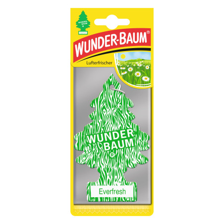 Odorizant auto, bradut, Wunder - Baum, Everfresh, 7.6 x 0.3 x 19 cm
