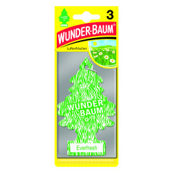 Odorizant auto, bradut, Wunder - Baum, Everfresh, pachet promo 2+1, 7.6 x 0.3 x 19 cm