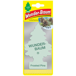 Odorizant auto, bradut, Wunder-Baum Frosted Pine, 7.6 x 0.3 x 19 cm